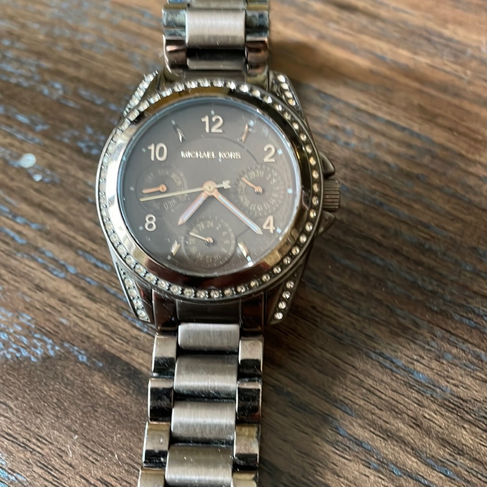 Michael Kors watch with crystals